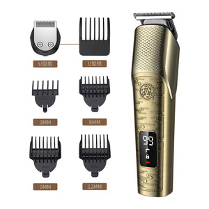 Profesional multifuncional 6-en-1 <span class=keywords><strong>peluquería</strong></span> eléctrica tallado cuerpo diseño impermeable cortadora <span class=keywords><strong>de</strong></span> <span class=keywords><strong>pelo</strong></span> y recortadora conjunto - Product Image 1