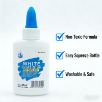Colle liquide transparente professionnelle pour bricolage, idéale pour les ornements faits main, colle époxy transparente pour artisanat et scellement.