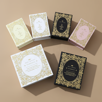 Nouvelle boîte d'emballage pour bijoux en kraft écologique réutilisable, de style livre, avec fermeture magnétique, pour bagues, boucles d'oreilles, colliers
