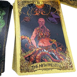 Groothandel op maat gemaakte Cthulhu schedel tarotkaarten fabrikant gotische donkere kunst ontwerp - Product Image 3