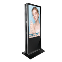Pantalla Publicitaria Digital de Doble Cara con Android de 43, 49 y 55 Pulgadas, para Centros Comerciales, Guía de Compras, Letrero Informativo
