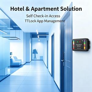 Contrôleur d'accès WIFI TTLock TB01, fini les clés physiques, système de serrure de porte intelligente pour hôtel, Airbnb, appartement, location, contrôle d'accès - Product Image 5