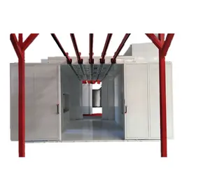 China Customized manual electrostatic powder coating spray booth painting booth CE