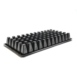 Plateau de semis en plastique PS/PET à cellules profondes de 7 cm et 11 cm, couleurs vert, blanc, noir, rouge, bleu, pour les agriculteurs - Product Image 6