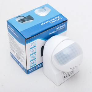 Détecteur de mouvement extérieur étanche IP54 avec interrupteur à capteur infrarouge pivotant Capteur PIR à montage mural - Product Image 5