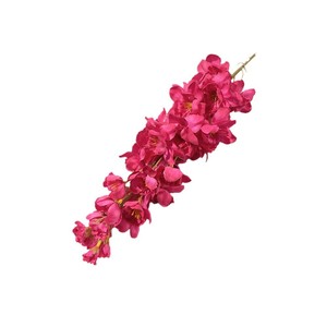 Bouquets de fleurs artificielles en soie violettes, décoration de mariage, fleurs artificielles faites à la main, longues tiges, décoration de salon - Product Image 5