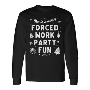 T-shirt à manches longues pour les fêtes de Noël et les soirées fortes en ambiance festive - Product Image 2