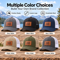 Casquette de camionneur Snapback en tissu maillé respirant pour les amateurs de plein air