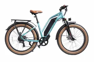 Abd stok ebike elektrikli bisiklet için yetişkin 26 "* 4.0 yağ lastik bayan 16AH için büyük kapasiteli pil satış