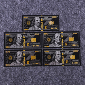 Billetes Falsos de Dólares Estadounidenses al por Mayor en Negro, Billetes de Banco No Circulantes Coleccionables de Papel para Souvenir - Product Image 3