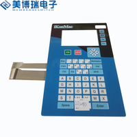 Clavier à membrane anti-vandalisme et étanche sur mesure, fabricant OEM certifié ISO9001, adhésif 3M, dôme métallique/poly.
