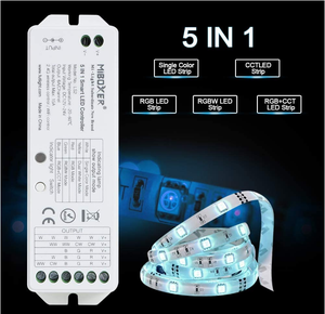 DC12-24V LS2 Bộ Điều Khiển Dải Đèn Led Thông Minh 15A 360W 5 Trong 1 MiBoxer RGB + CCT/RGBW/RGB/Dual White/Single Color - Product Image 3