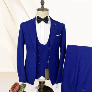 Moins cher Hommes Classique TR tissu 2 Pièces Slim Fit Suit bal groomsman costumes de <span class=keywords><strong>mariage</strong></span> en stock - Product Image 4