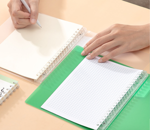 Bán Sỉ Bìa Kẹp Giấy A5 20 Lỗ Bìa Kẹp Hồ Sơ Tùy Chỉnh Bằng Nhựa Bìa Rời - Product Image 5