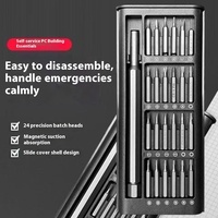 Jeu de tournevis magnétiques Mingtu CR-V, kit d'outils de réparation de précision pour l'électronique, l'automobile et la maison