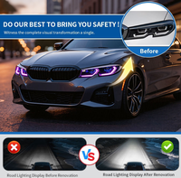 Phares à LED de style Ikon RGB Plug and Play pour BMW Série 3 G20 G28 2018 à 2022, DRL améliorés, pièces de rechange automobiles