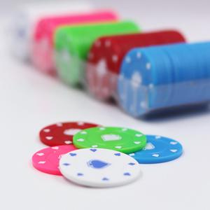 Jetons de jeu en plastique personnalisés de 39 mm avec logo imprimé UV, pour Mahjong, Poker et Texas Hold'em, directement de l'usine - Product Image 4