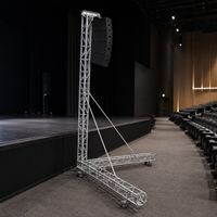 Soporte de Elevación Portátil de Aluminio para Altavoces Line Array con Polipasto Manual para Conciertos al Aire Libre