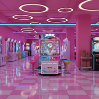 Machine d'arcade à flipper à levier pour 2 joueurs Supre Me Treasure, avec récompenses billets et boîtes mystères, pour centres de divertissement familial (FEC) - Meilleures ventes