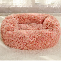 X Extra Large Xs Violet Peluche Rose Chat Chien Lit pour Animaux de Compagnie