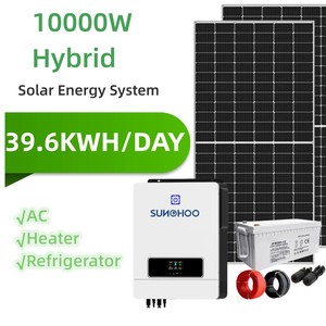 Sunoren 10KW lai tấm pin mặt trời hệ thống axit chì Pin chân đế hệ thống LCD hiển thị lai điện biến tần MPPT quá tải 4.5 - Product Image 2