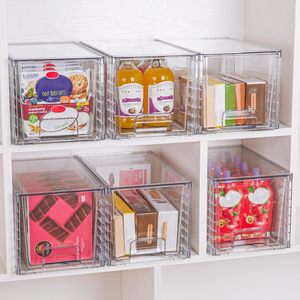 Detachable Plastic Acrylic Bathroom Makeup Doll Display <b>Box</b> Organizer Bin Clear <b>Storage</b> Drawer - Product Image 6