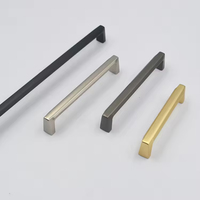 Poignées en alliage de zinc de style moderne pour cuisine, chambre, armoires, placards, tiroirs et coiffeuses, quincaillerie de meubles