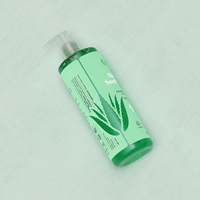Bouteille d'étiquette cosmétique personnalisée découpe creuse autocollants imperméables transparents emballage de gel d'aloe vera étiquettes d'impression numérique pour soins de la peau