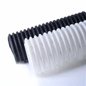 Línea de extrusión de tubo corrugado de pared simple PE PVC/máquina de fabricación de tubo corrugado suave plástico PVC