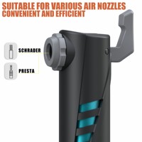 Pompe à air portable BAIMEI, mini pompe à main pour pneus de vélo