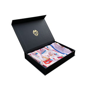 Petite quantité minimale de commande, boîte cadeau magnétique élégante, emballage de luxe noir de qualité supérieure avec logo estampé en feuille d'or - Product Image 2