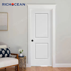 Portes intérieures en bois massif composite RICHOCEAN, fabrication directe d'usine, insonorisées, portes battantes en bois pour salle <span class=keywords><strong>de</strong></span> bain, en vente - Product Image 4