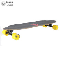 Skateboard Longboard complet en bois d'érable de 37 pouces, planche à roulettes longue pour la danse, bon marché