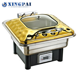 XINGPAI équipement de restauration chauffe-plats pour buffet ensemble de buffet chauffe-plats en acier inoxydable contrôle de la température - Product Image 5