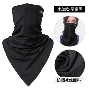 Untuk Bersepeda Lari Ikat Kepala Segitiga <span class=keywords><strong>Bandana</strong></span> Sepeda Syal Sutra Es Bernapas Perlindungan UV Elastisitas Tinggi Olahraga Uniseks - Product Image 5