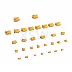 Condensador <span class=keywords><strong>de</strong></span> tantalio tipo c SMD 6032, condensador Polar <span class=keywords><strong>de</strong></span> 16v, 10, 25v, 35V, 100UF, 22, 47, 220, 10uf, 107, 6032, amarillo, 10% - Product Image 4