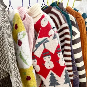 时尚品质二手衣服男孩儿童冬季毛衣英国二手衣服混合尺码