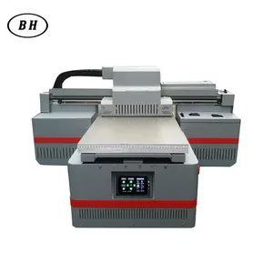Impresora digital led de cama plana, máquina de impresión de pantalla táctil de botellas con panel de operación para madera/metal/vidrio/caja/precio, uv 4060