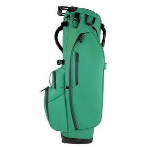 Sac de <span class=keywords><strong>golf</strong></span> de luxe en cuir PU vert avec 6 compartiments, logo personnalisé, léger, avec double sangle - Product Image 2