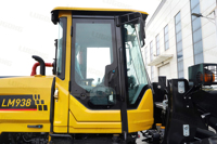 LUGONG Compact Mini Articulated Diesel Skid Steer Loader Backhoe Construction Shovel Wheel Loader Mesin 76KW Pompa Hidrolik