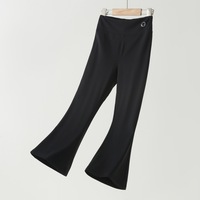 Leggings évasés pour filles, taille haute, extensibles, style décontracté, pour le printemps et l'été, pantalons de yoga pour enfants, micro-évasés pour les filles plus âgées