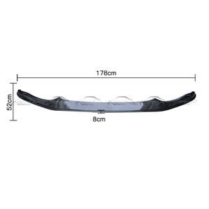 Carbon Fiber OMS Type Auto Front Bumper Lip Chin Spoiler Winglet <b>Splitter</b> for BMW F80 M3 F82 M4 - Product Image 1