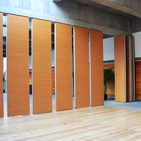 Cloison mobile insonorisée en tissu de 85 mm pour bureau, salle de réunion, séparateur de pièce, type bois/verre personnalisé