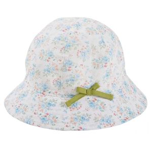 Kỳ nghỉ Du Lịch Ngoài Trời bên bé gái dễ thương Sun Proof lớn vành bé gái trẻ mới biết đi cô gái thực vật in xô hat - Product Image 1