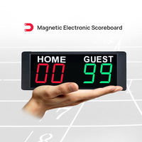 YIZHI Portable LED Digital Electronic Magnetic Wireless Basketball Game Scoreboard Built-in Battery Mini Score Keeper Board