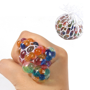 Balles anti-stress en forme de raisin de 4 cm, balles à presser pour soulager la pression, balles en maille souple - Product Image 1