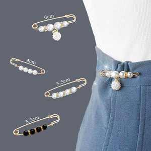 Broches de Moda con Perlas, Imperdibles de 5.5cm, Accesorio de Ropa para Mujer, Uso Diario, Diseño de Gancho de Aleación de Zinc - Product Image 5