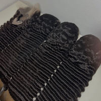 Wig Rambut Asli Tanpa Lem 13x4, Vendor Wig PrePlucked Siap Pakai, Wig Lace Frontal, Rambut Asli Sejajar Kutikula, Wig Lace Front Deep Wave