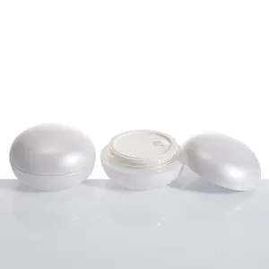Empty Packaging Container Skincare Cream Jar Body Butter Plastic Jar With Lid Empty 30g 50g Round Plastic Cosmetic Cream Jar