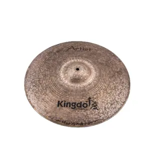 2023 vendita calda Kingdo fornitore B20 alta qualità 16''18'' Dark Crash cymbal series kit ottone multi size drum set piatti scuri